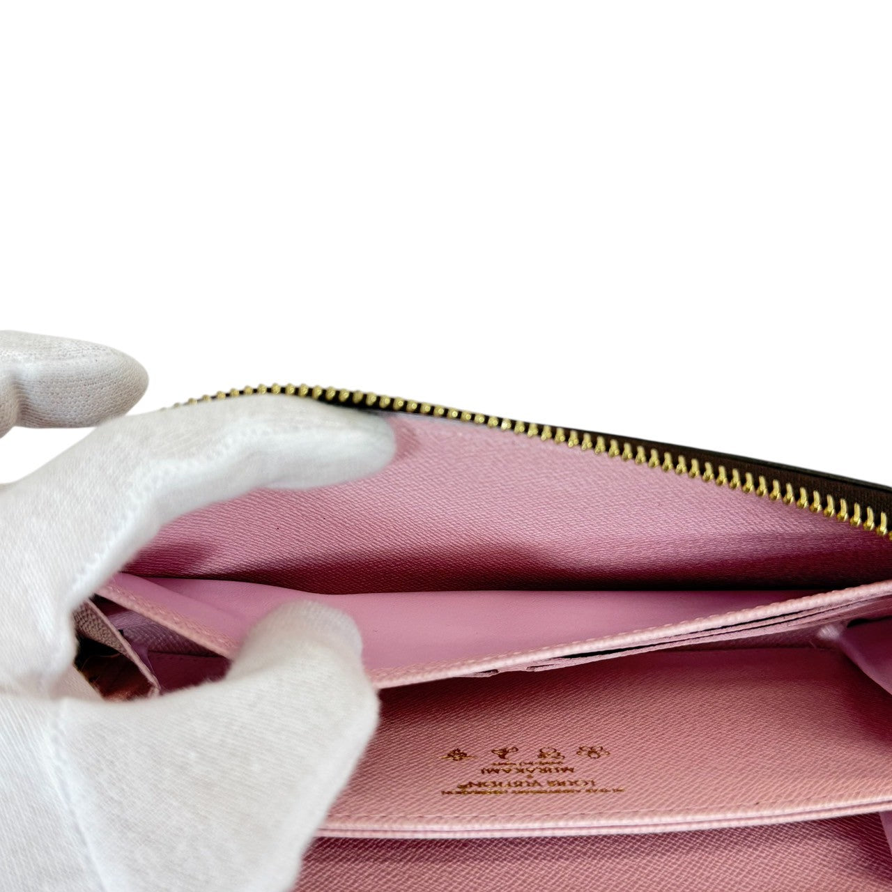 LOUIS VUITTON 村上隆 TM モノグラム チェリーブロッサム ジッピーウォレット M13433 ICチップ