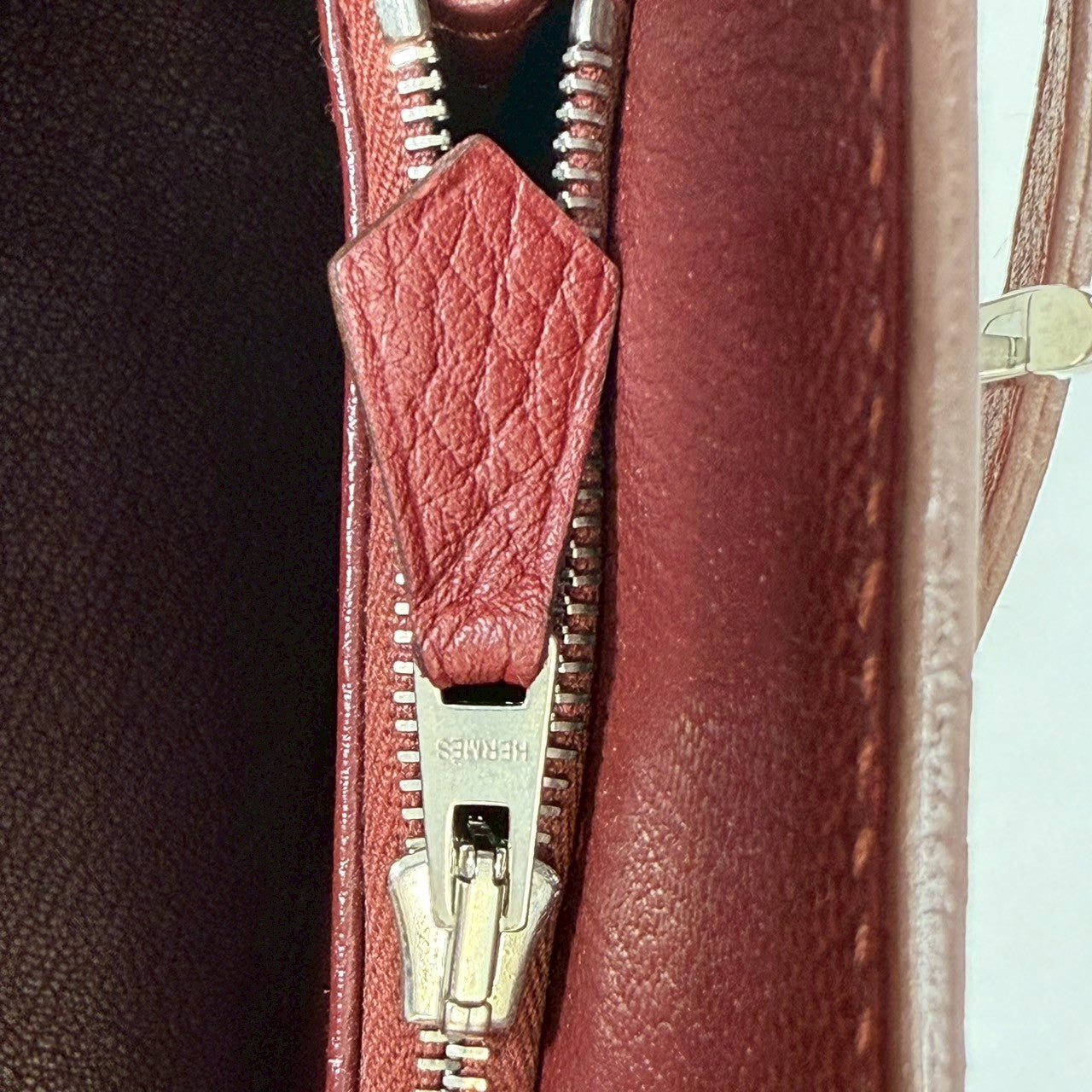 エルメス ジプシエール28 ▢P刻印 2012トリヨンクレマンス ブラウン系 シルバー金具