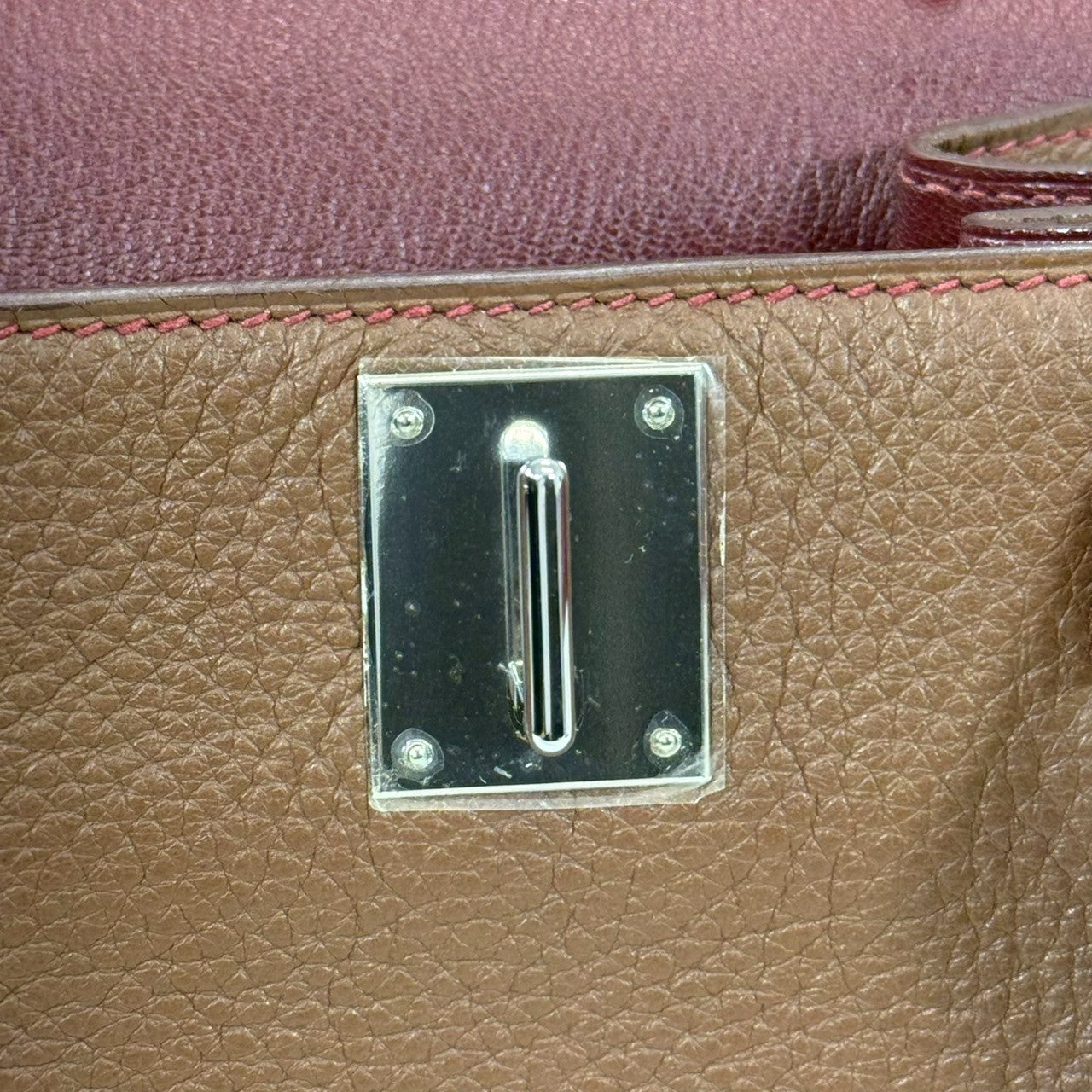 エルメス ジプシエール28 ▢P刻印 2012トリヨンクレマンス ブラウン系 シルバー金具
