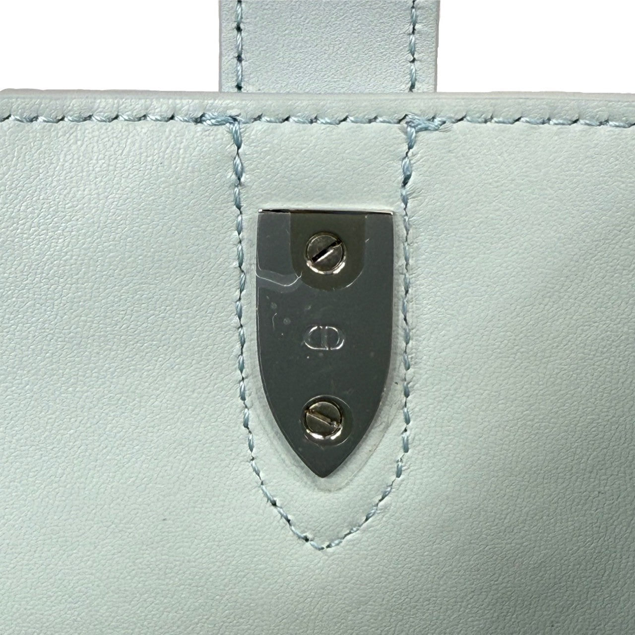 Christian Dior Toujours バーティカル トートバッグ スモール マクロカナージュ カーフスキン ペールブルー