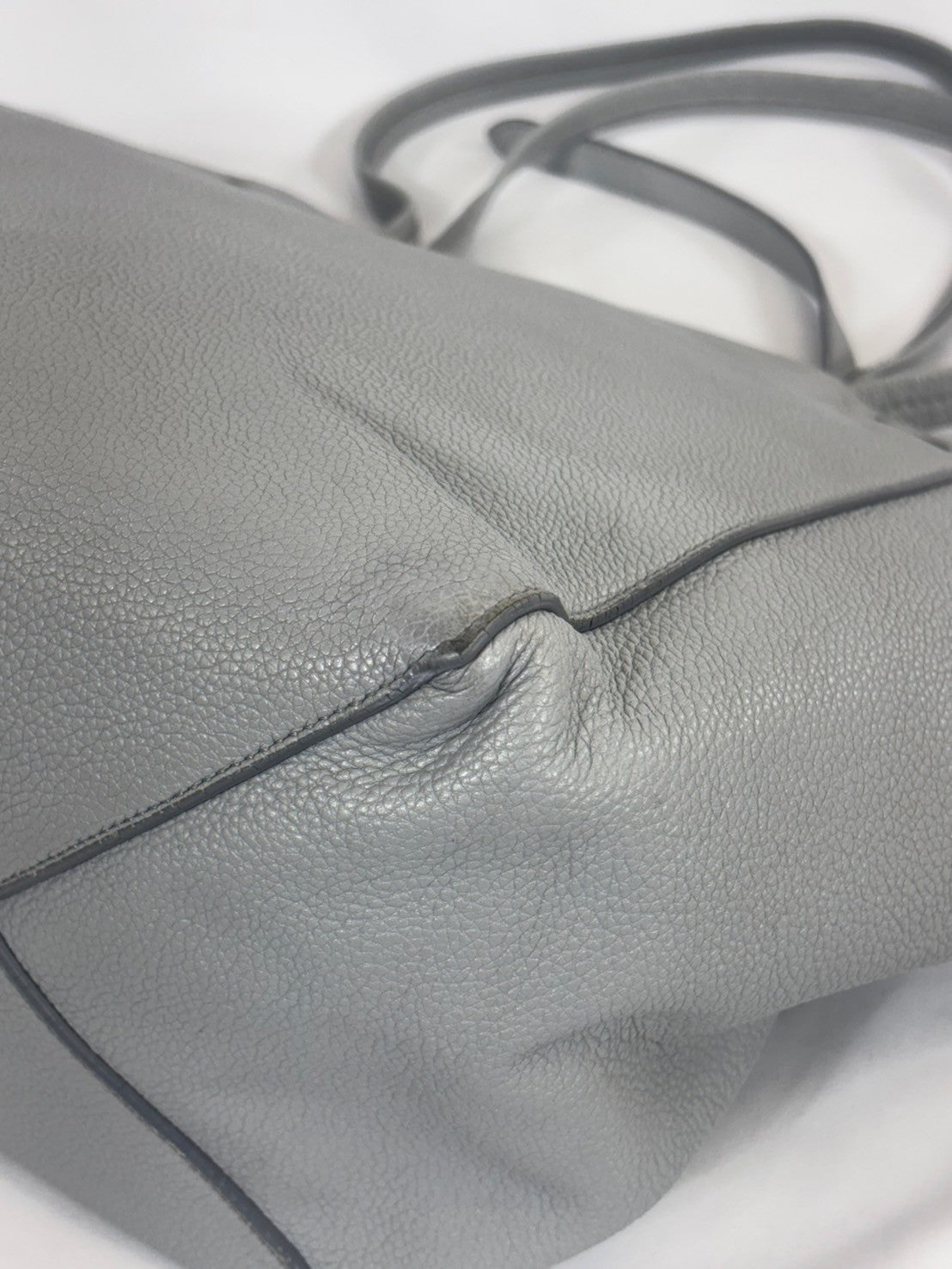 CELINE セリーヌ カバ　ファントム　スモール トートバッグ グレー レザー org.jpg