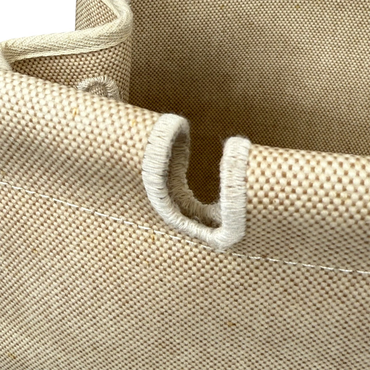 HERMES エールバッグMM □D刻印　2007年　トワルアッシュxレザー ベージュ シルバー金具