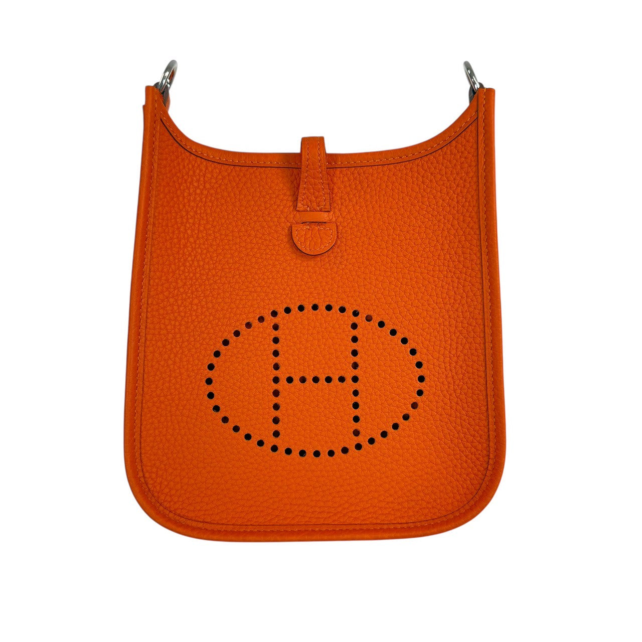 HERMES エヴリン16 TPM  K刻印 2025 トリヨンクレマンス オレンジ シルバー金具
