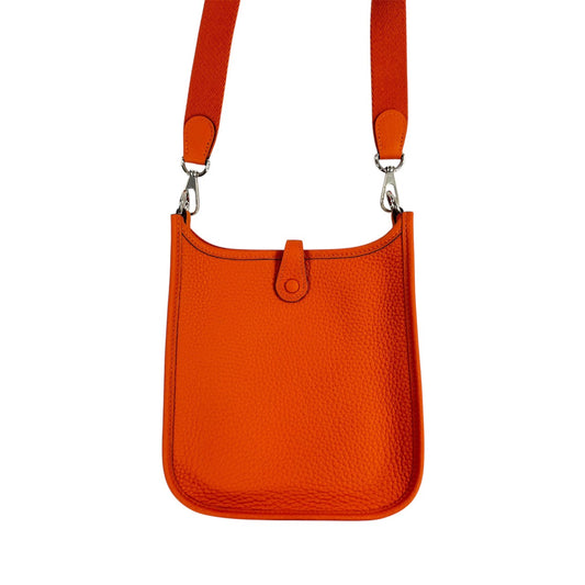 HERMES エヴリン16 TPM  K刻印 2025 トリヨンクレマンス オレンジ シルバー金具