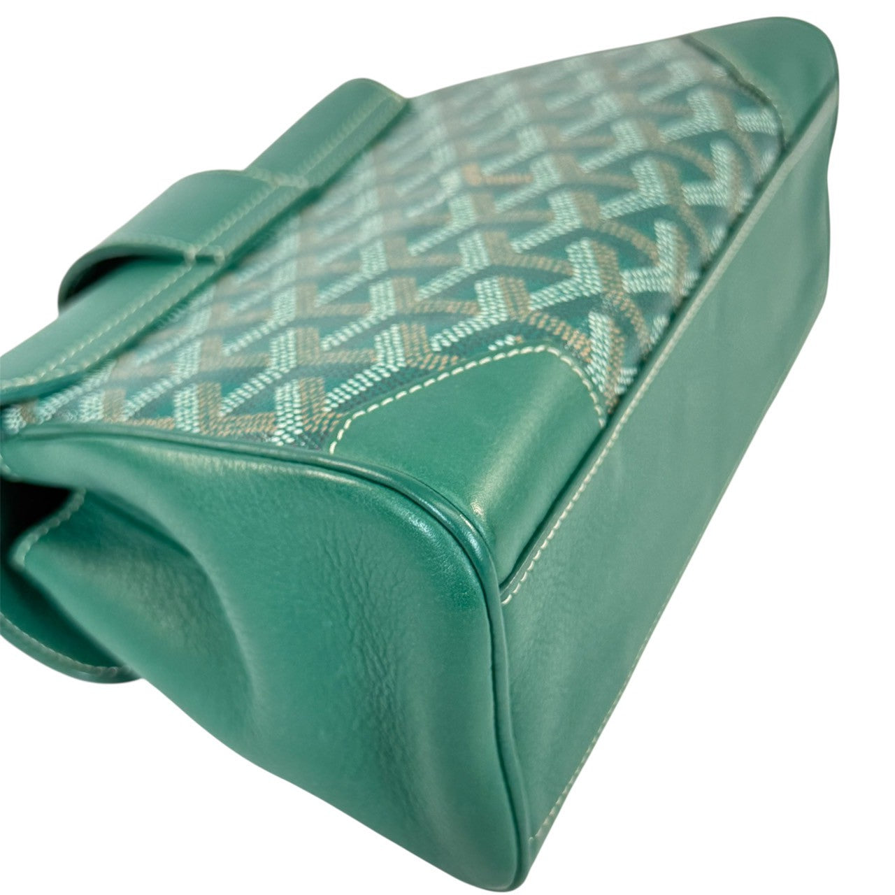 GOYARD サイゴン ミニ グリーン サッチェル ショルダーバッグ