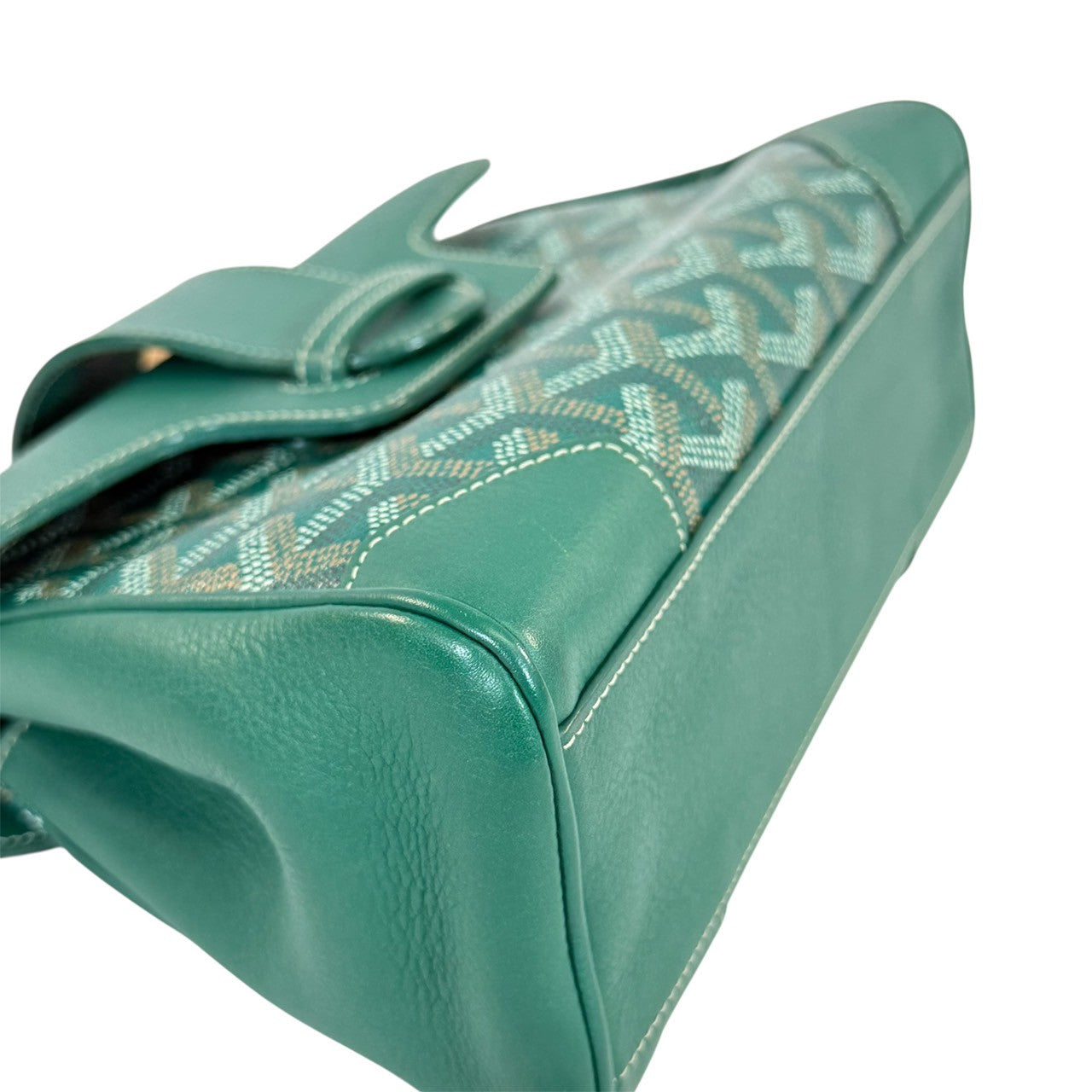 GOYARD サイゴン ミニ グリーン サッチェル ショルダーバッグ