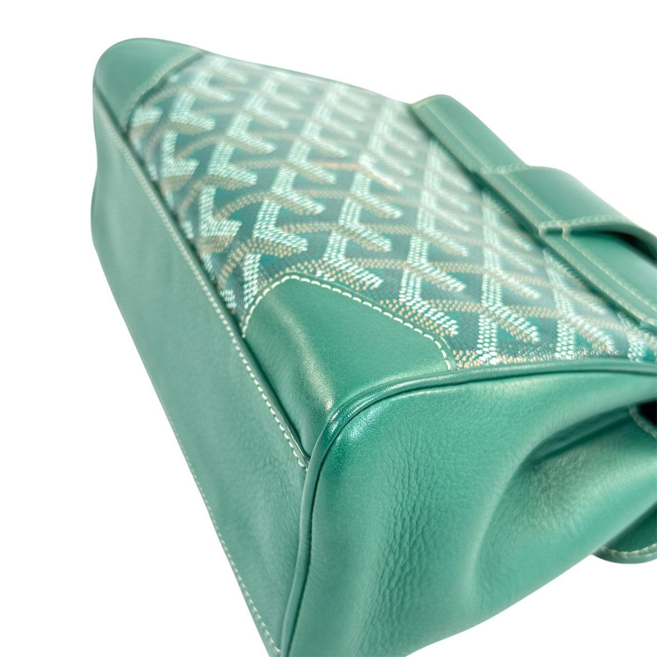 GOYARD サイゴン ミニ グリーン サッチェル ショルダーバッグ