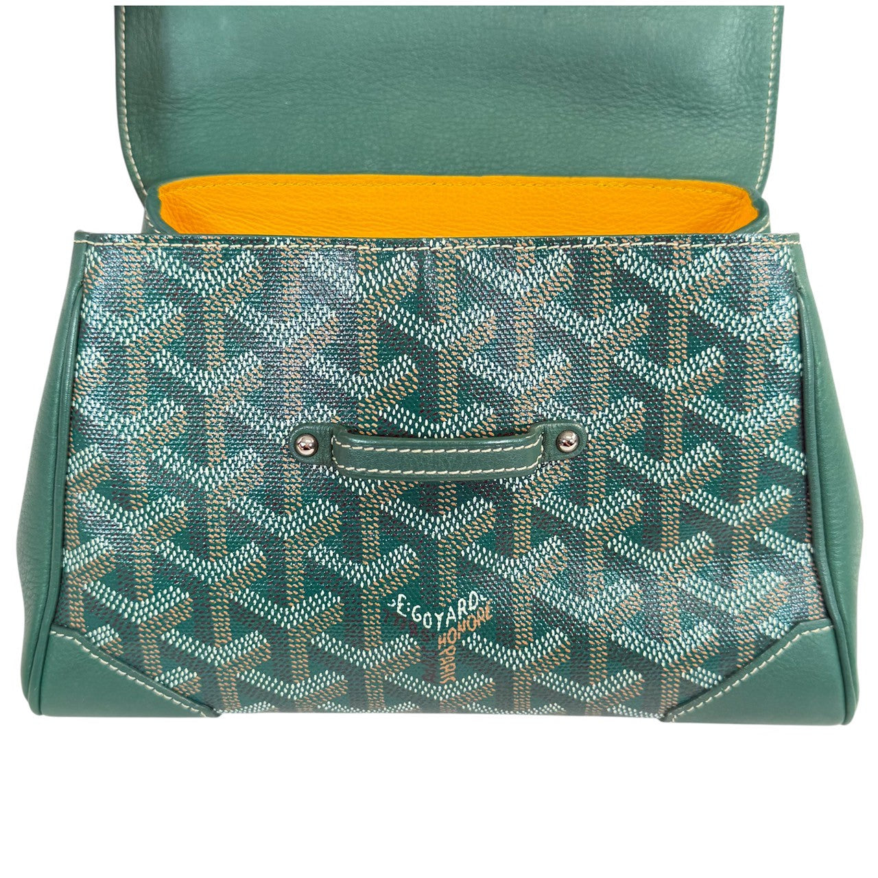 GOYARD サイゴン ミニ グリーン サッチェル ショルダーバッグ