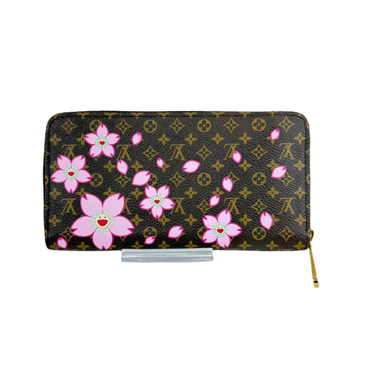 LOUIS VUITTON 村上隆 TM モノグラム チェリーブロッサム ジッピーウォレット M13433　ICチップ