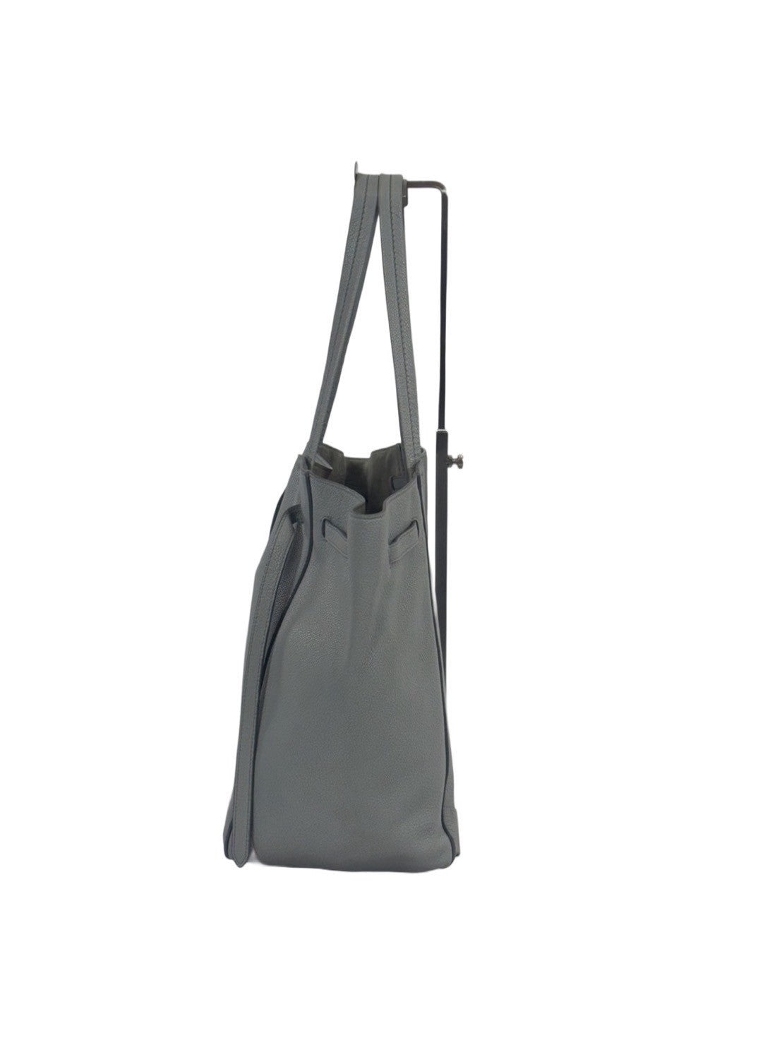 CELINE セリーヌ カバ　ファントム　スモール トートバッグ グレー レザー　