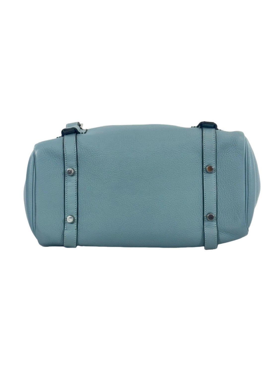 Hermès Pur Sangle 31, □M stamped, 2016, Taurillon Clemence leather, Ciel, silver hardware