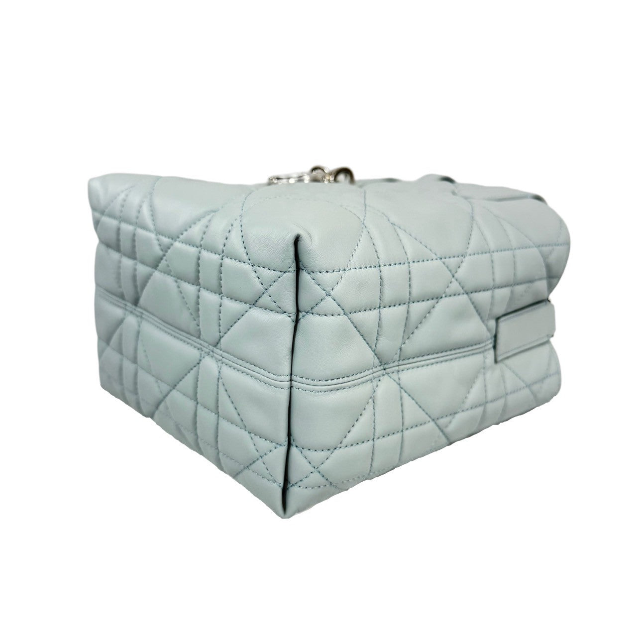 Christian Dior Toujours バーティカル トートバッグ スモール　マクロカナージュ カーフスキン　ペールブルー
