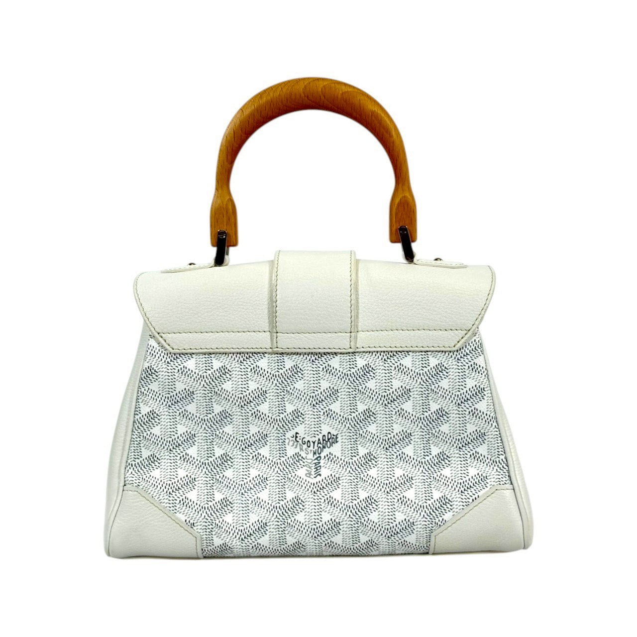 GOYARD サイゴン ミニ ホワイト サッチェル ショルダーバッグ　2WAY