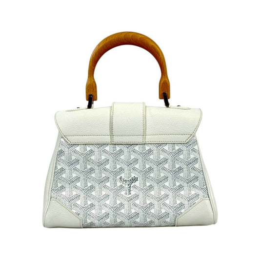 GOYARD サイゴン ミニ ホワイト サッチェル ショルダーバッグ　2WAY