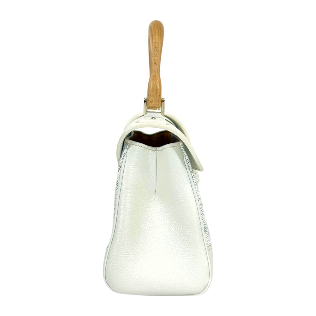 GOYARD サイゴン ミニ ホワイト サッチェル ショルダーバッグ　2WAY